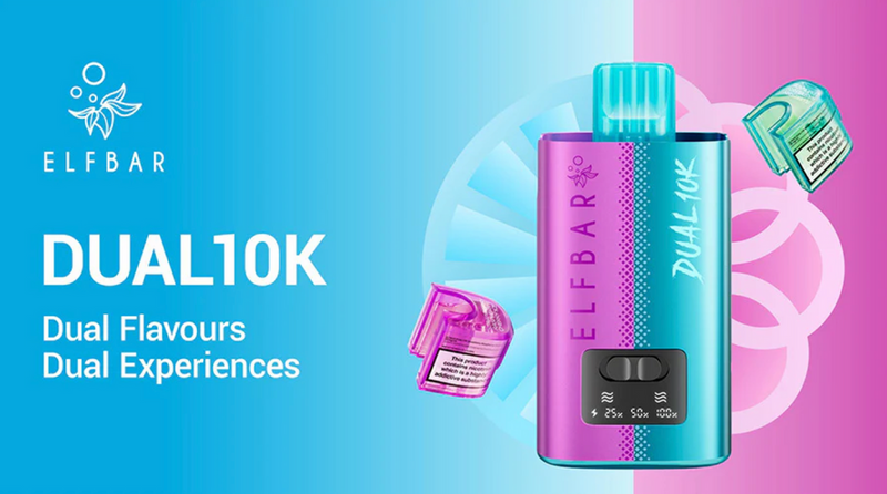 ELF Bar Dual 10000 Puffs Disposable Pod Kit | 10k Puff Vape alternate view